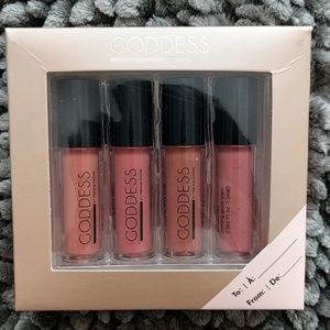Liquid lip stains (nude) GODDESS by Manna Kadar